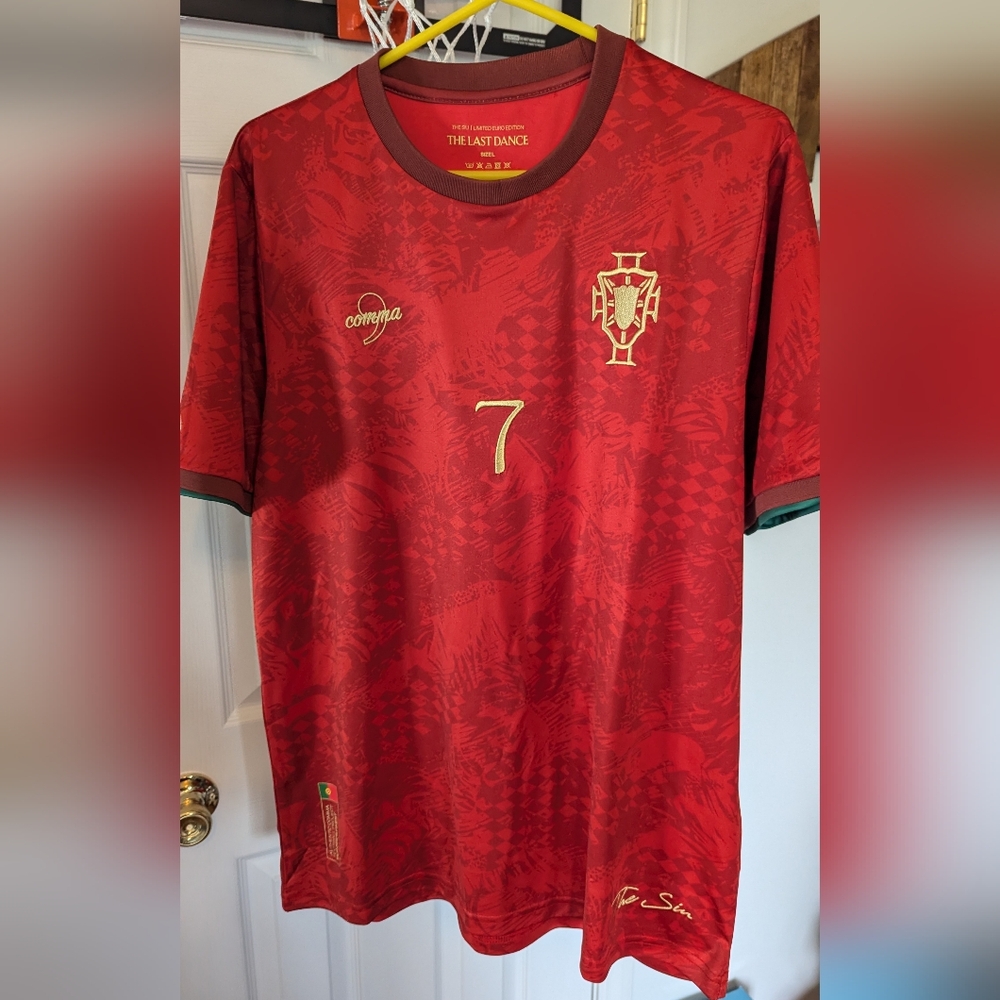 Comma Cristiano Ronaldo Portugal Red Jersey The Last Dance SIU